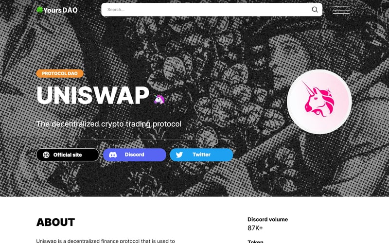 YoursDAO screenshot 3