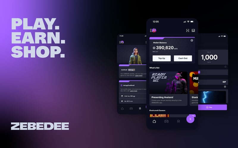 ZEBEDEE: Play. Earn. Shop. screenshot 1