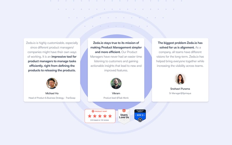 Zeda.io screenshot 2