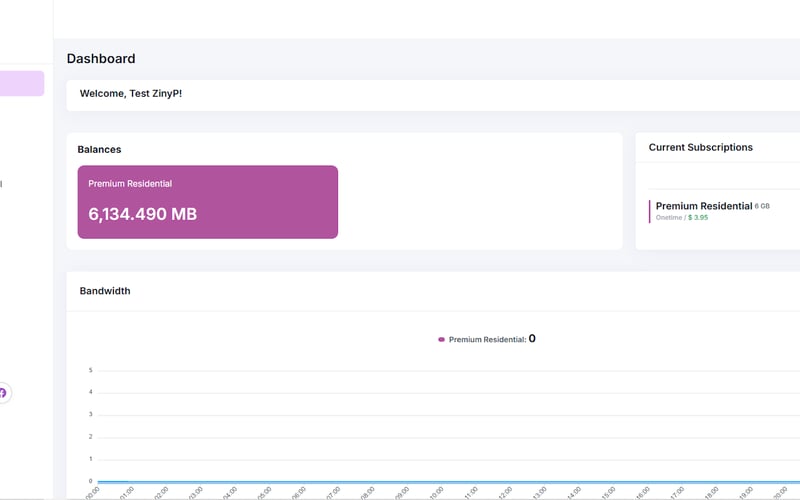 Ziny Proxy screenshot 2