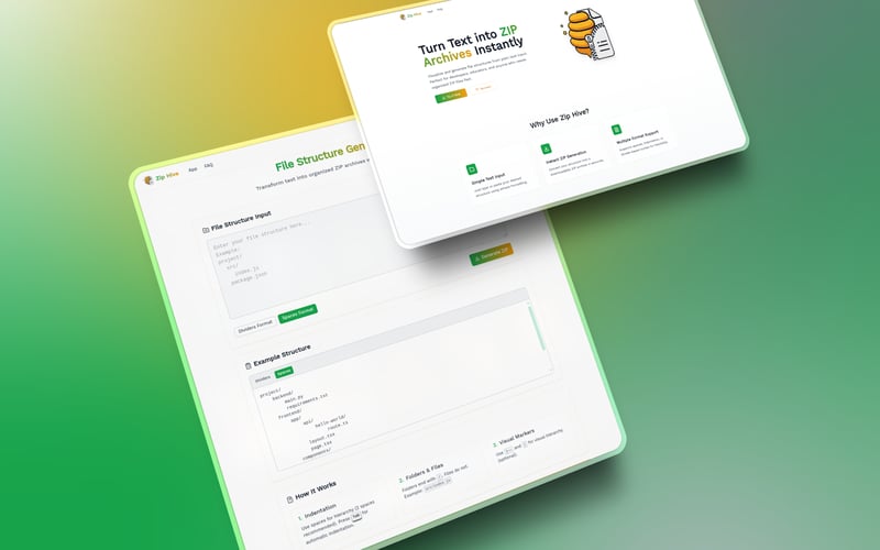 Zip Hive screenshot 1