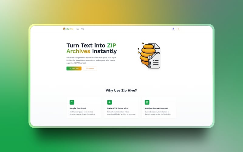 Zip Hive screenshot 2