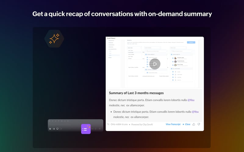 Zoho Cliq screenshot 2