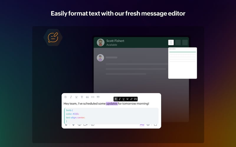 Zoho Cliq screenshot 3