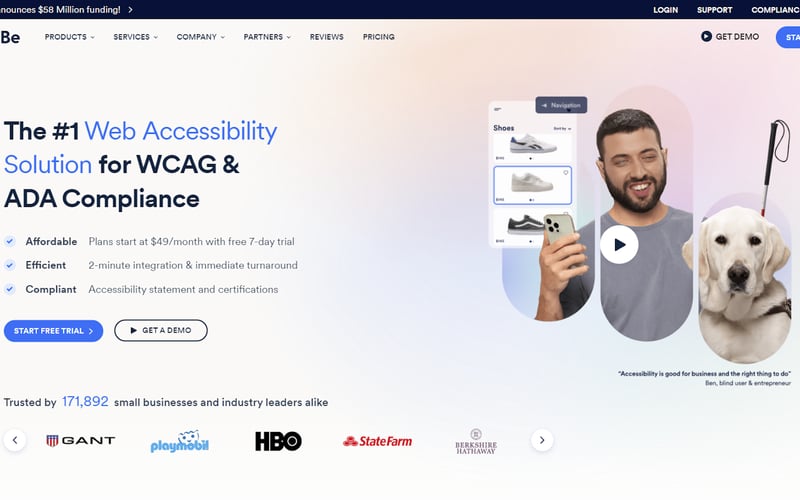 accessiBe screenshot 1