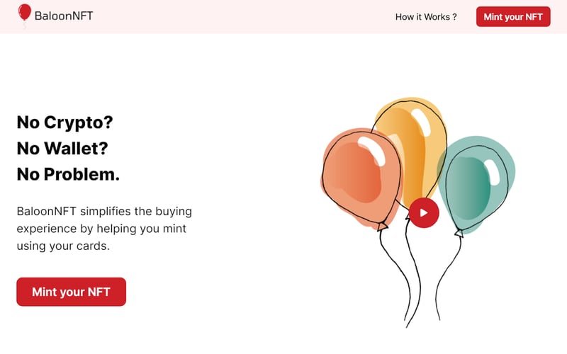 baloonNFT screenshot 1