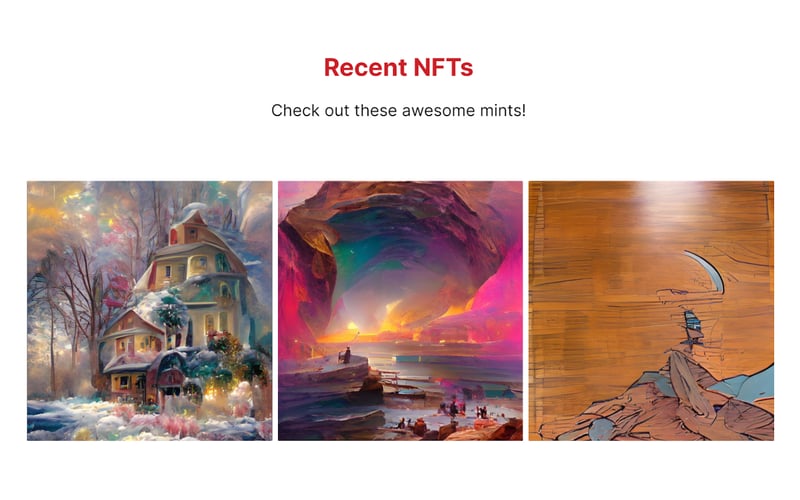 baloonNFT screenshot 2