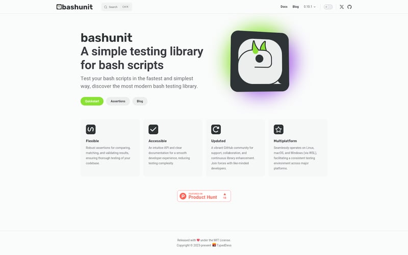 bashunit screenshot 3