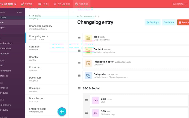 dato cms screenshot 1