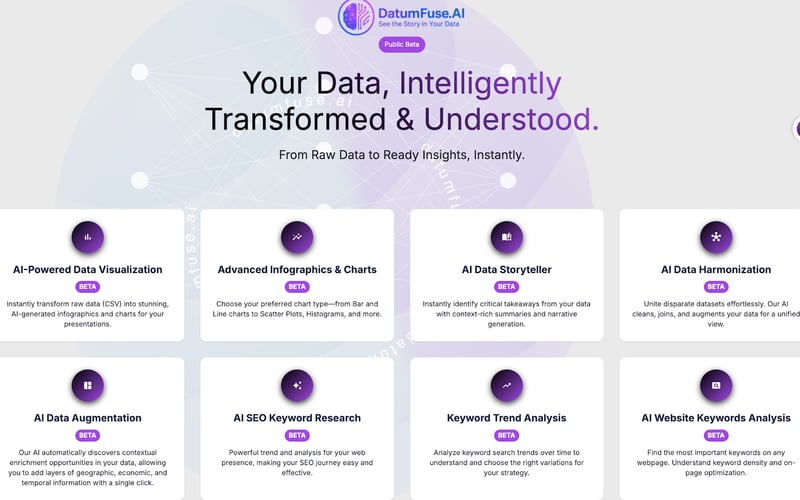 datumfuse.ai screenshot 2