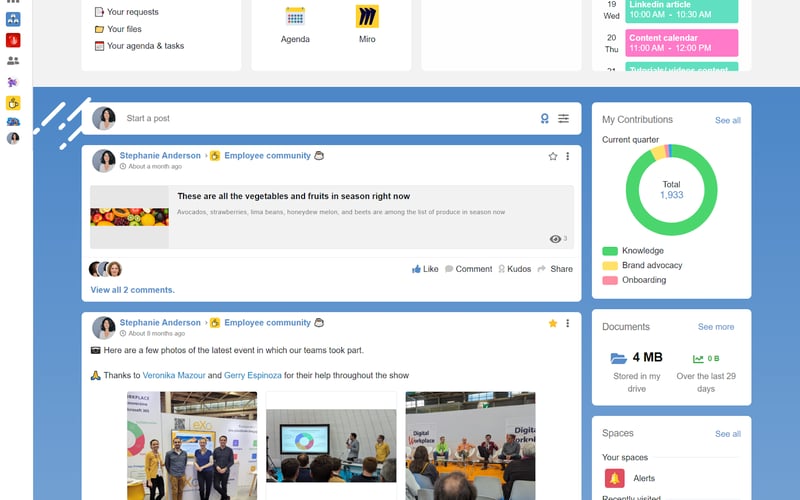 eXo Platform screenshot 1