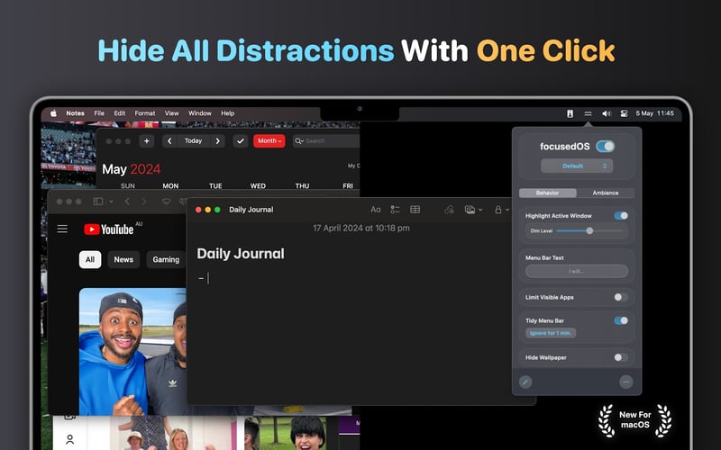 focusedOS screenshot 1