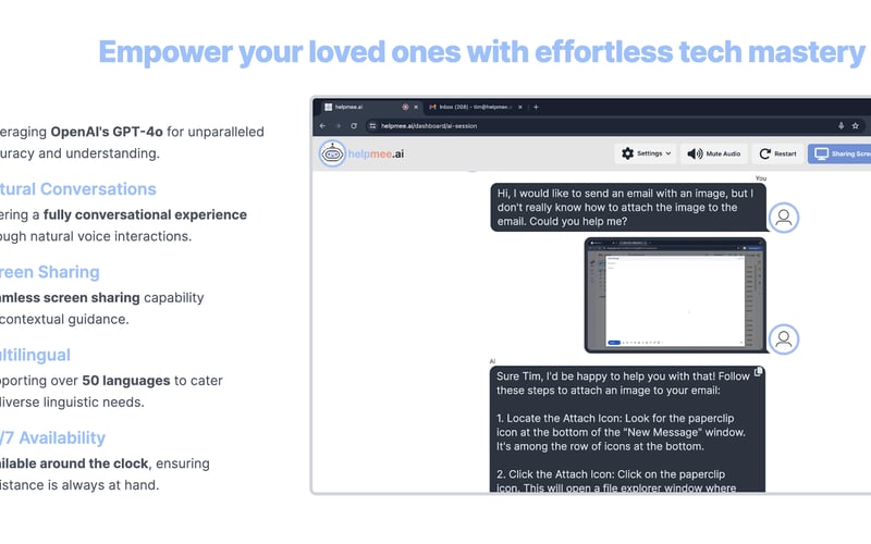 helpmee.ai screenshot 2