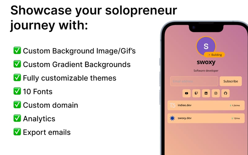 indiee.dev screenshot 1