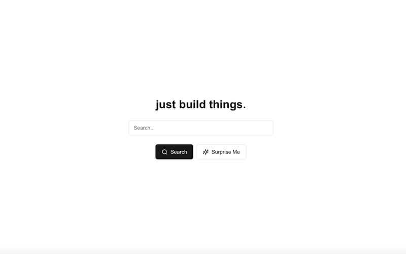 justbuildthings - tiny web products screenshot 1