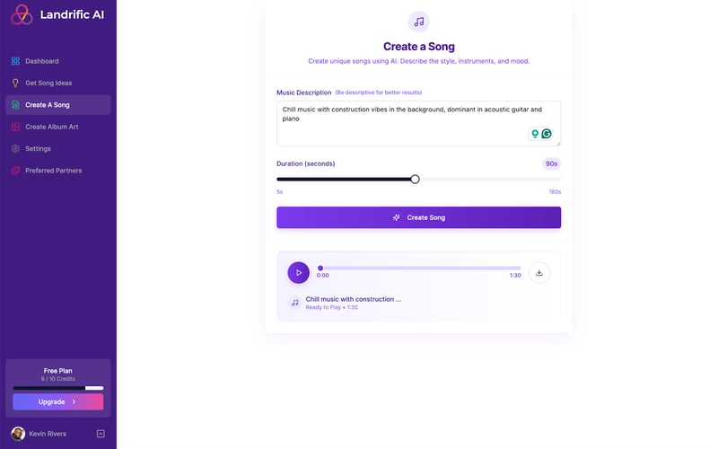landrific.ai screenshot 2