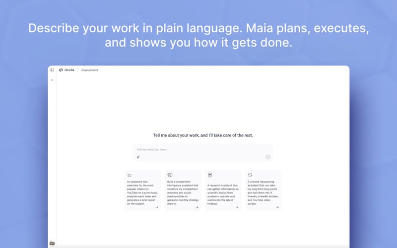 maia.is your AI that gets things done screenshot 3