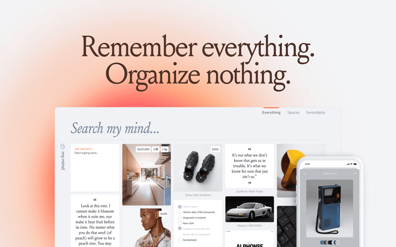 mymind.com screenshot 1