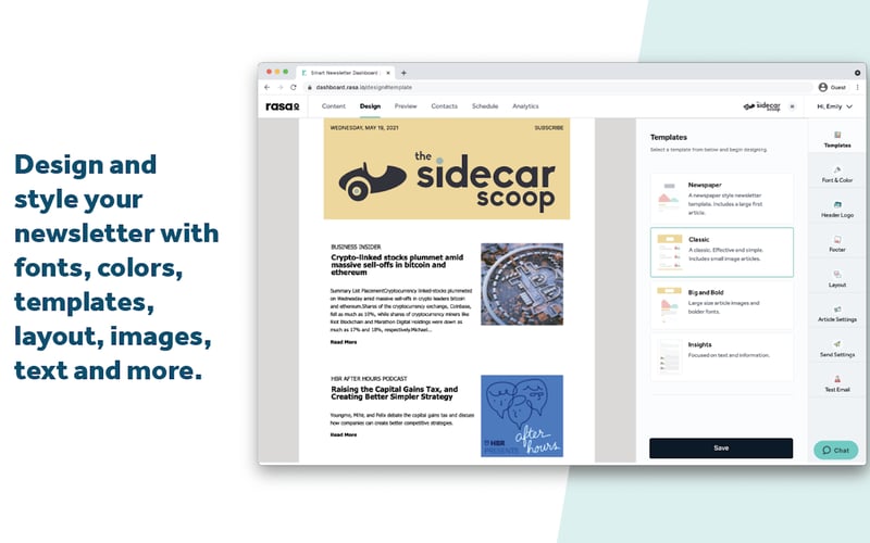 rasa.io screenshot 3