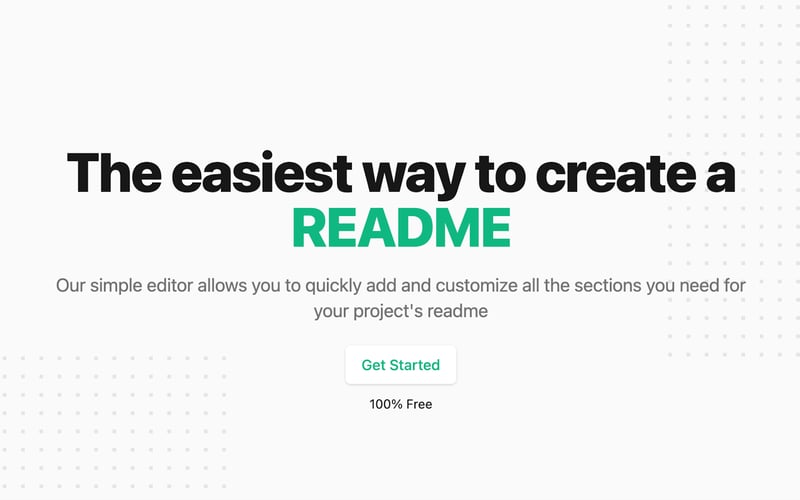 readme.so screenshot 1