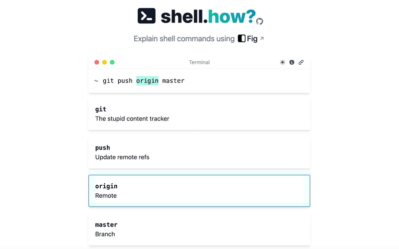 shell.how screenshot 2