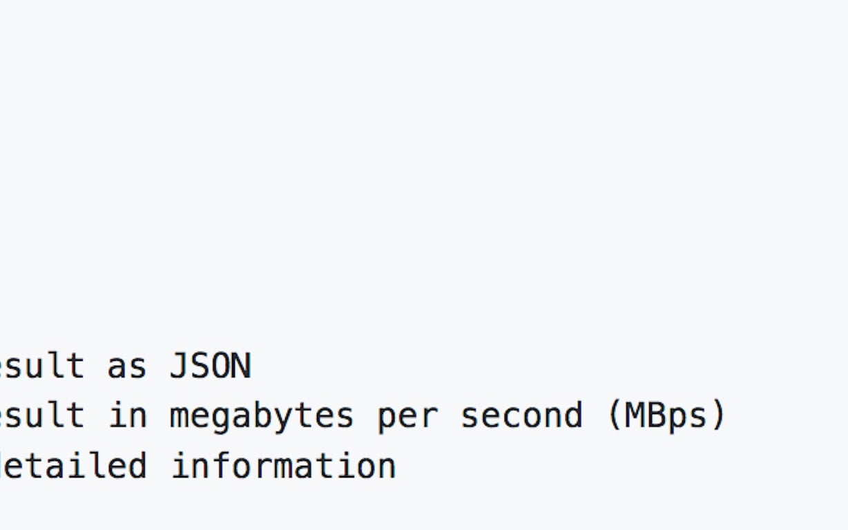 speed-test-cli preview