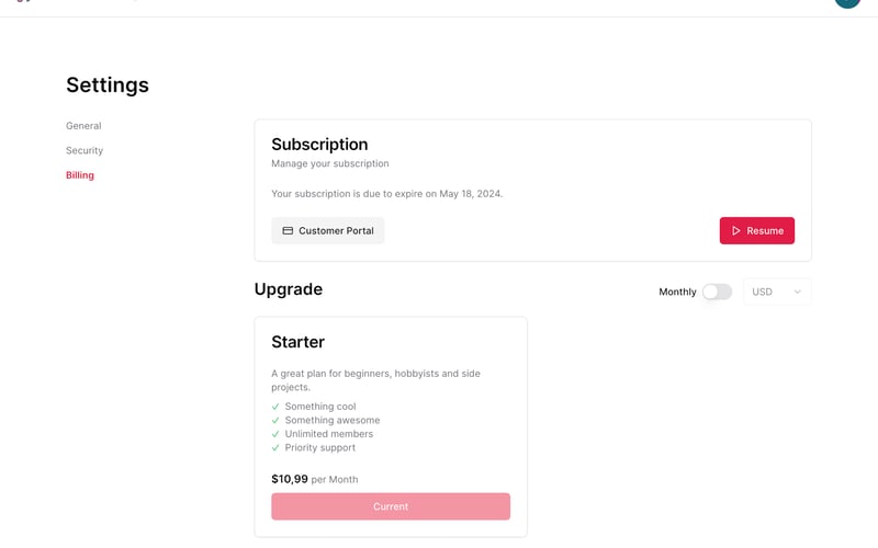 staarter.dev screenshot 2