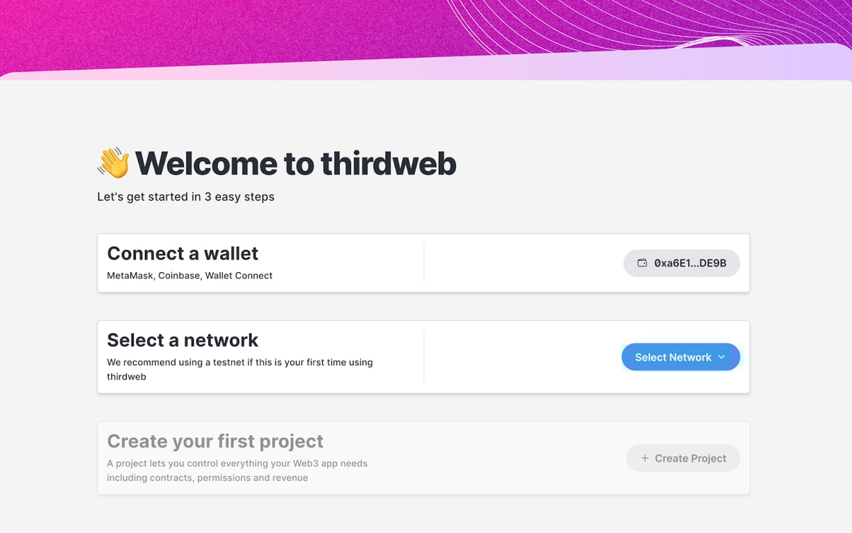thirdweb preview
