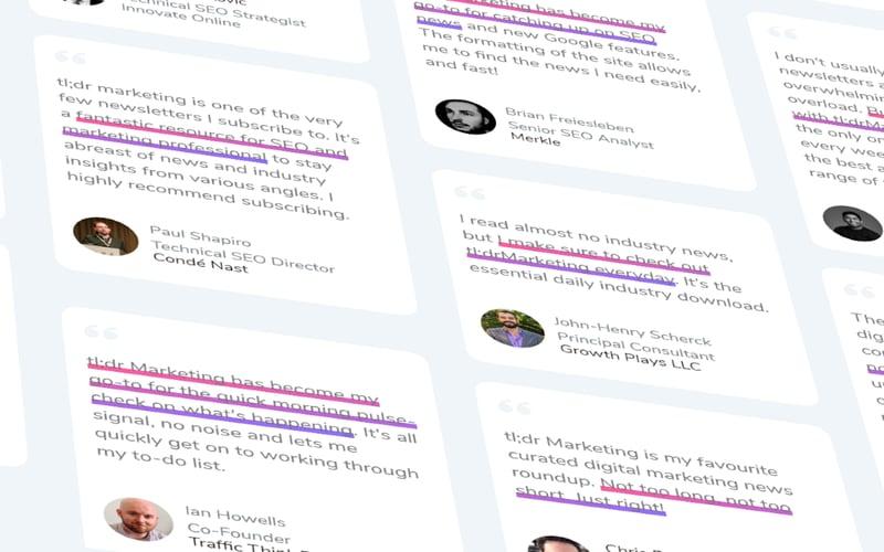 tl;dr Marketing screenshot 2