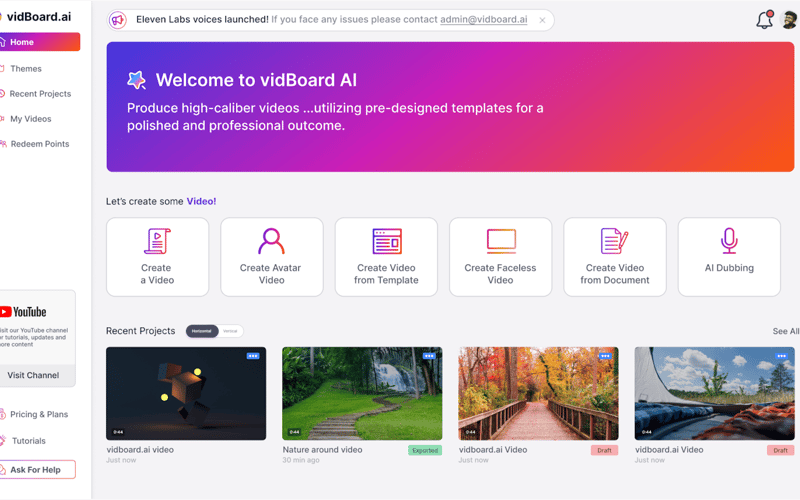 vidBoard screenshot 3