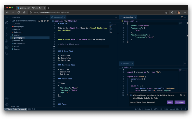vscode.dev screenshot 3