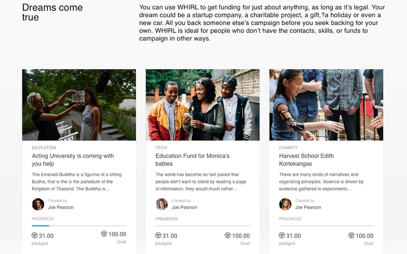 whirl.com screenshot 3