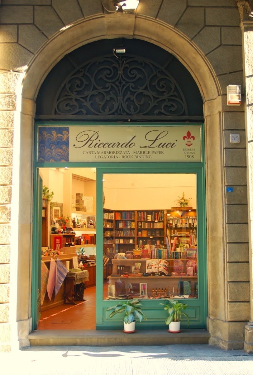 Riccardo Luci Marbled Paper — Store in Santa Maria Novella, Florence