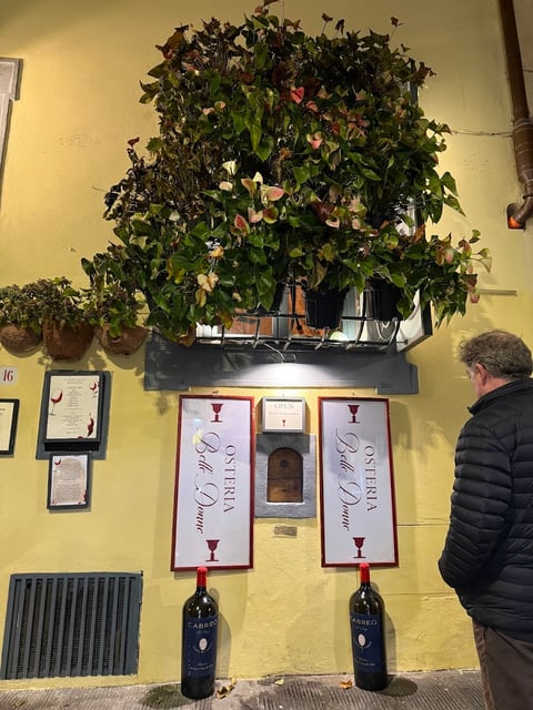 Wine in wall — Bar in Santa Maria Novella · Florence