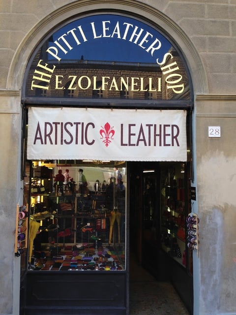 The Pitti Leather Shop — Store in Oltrarno · Florence