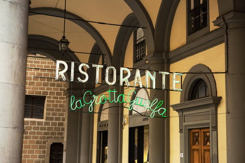 La Grotta Guelfa — Italian restaurant in Centro Storico · Florence