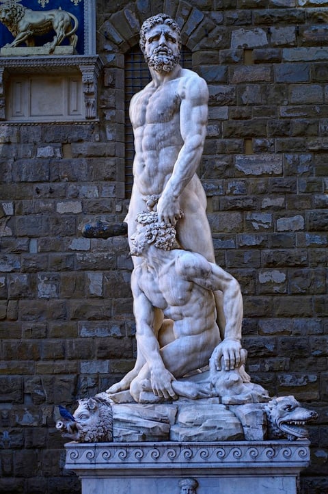 Hercules and Cacus — Sculpture in Centro Storico · Florence