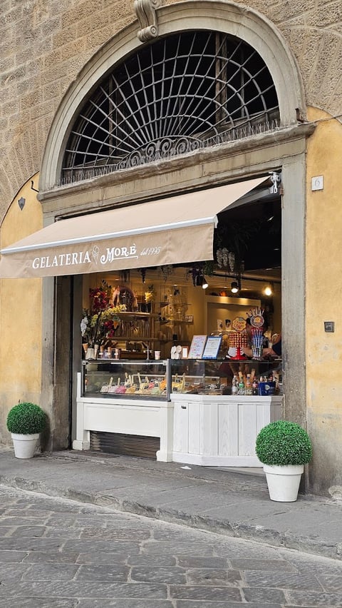 Gelateria Morè Ponte Vecchio - Firenze — Ice cream shop in Centro Storico · Florence