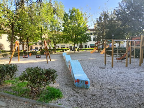 Children's play area Ivo Poli — City park in Oltrarno · Florence