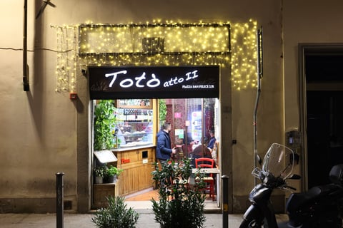 Pizzeria Totò atto II — Pizza restaurant in Oltrarno · Florence