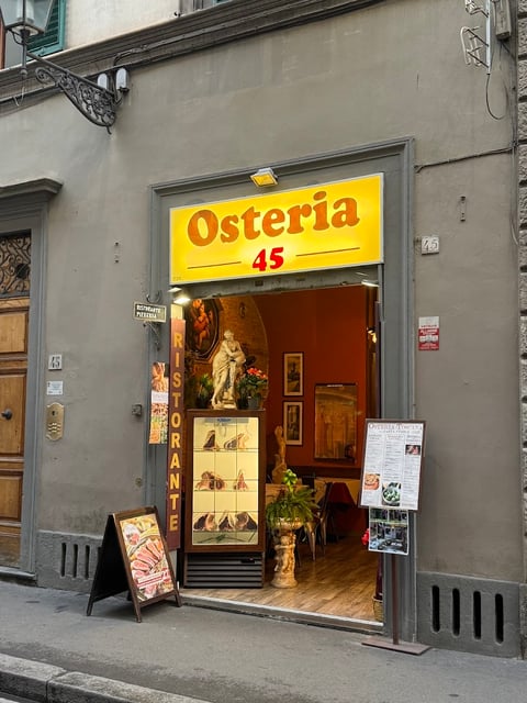 Osteria 45 — Italian restaurant in Santa Croce · Florence