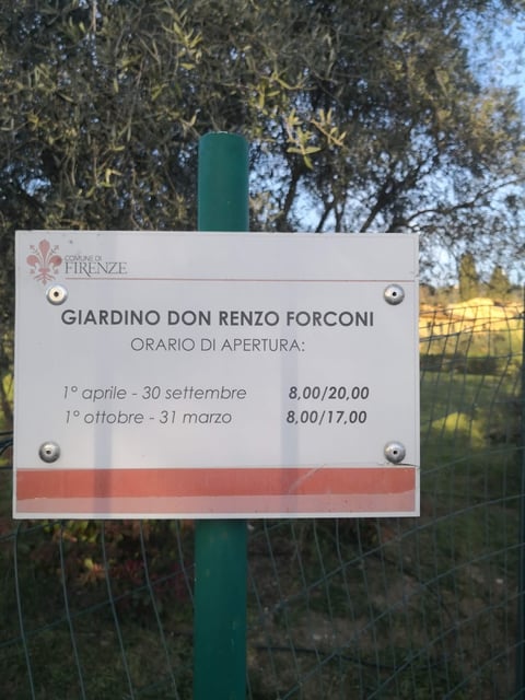 Giardino Don Renzo Forconi — Park in Outer Florence · Florence