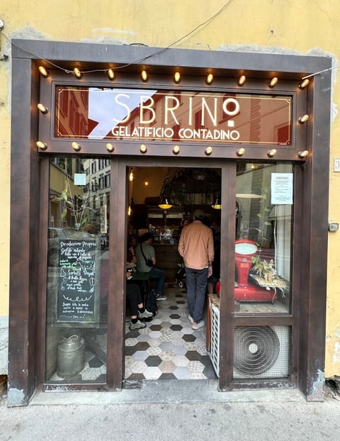 Sbrino - Gelatificio Contadino — Ice cream shop in Oltrarno · Florence