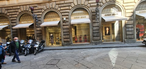 Giorgio Armani — Clothing store in Santa Maria Novella · Florence