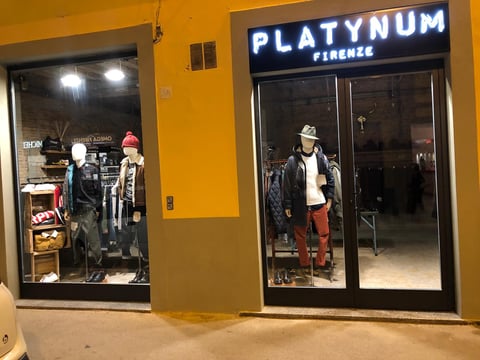 Platynum Firenze via Gioberti — Clothing store in Outer Florence · Florence
