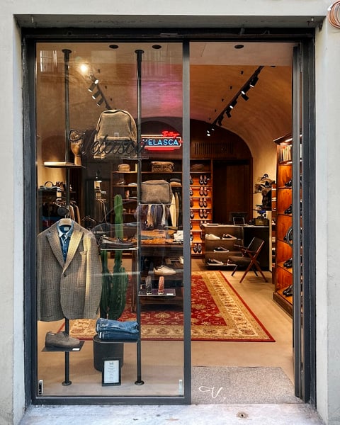 Velasca | Uomo | Scarpe e Abbigliamento — Clothing store in Oltrarno · Florence