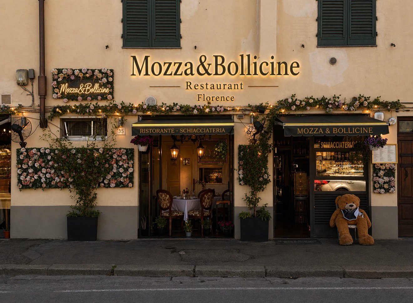 Mozza & bollicine Firenze — Italian restaurant in Oltrarno, Florence