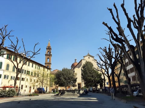 Piazza Santo Spirito — Historical landmark in Oltrarno · Florence