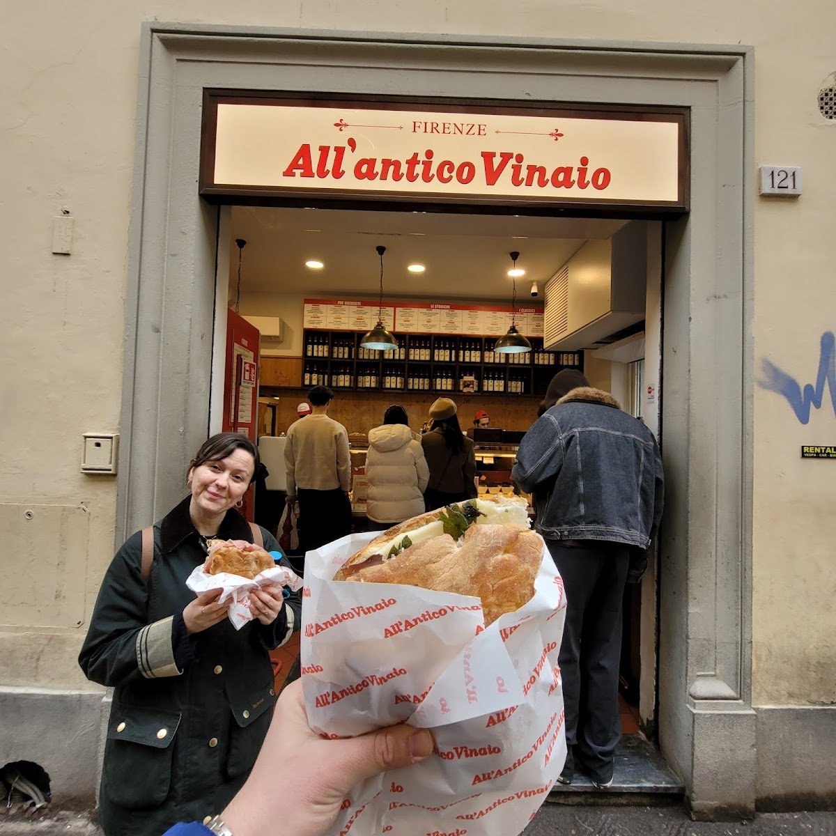 All'Antico Vinaio — Sandwich shop in San Marco, Florence