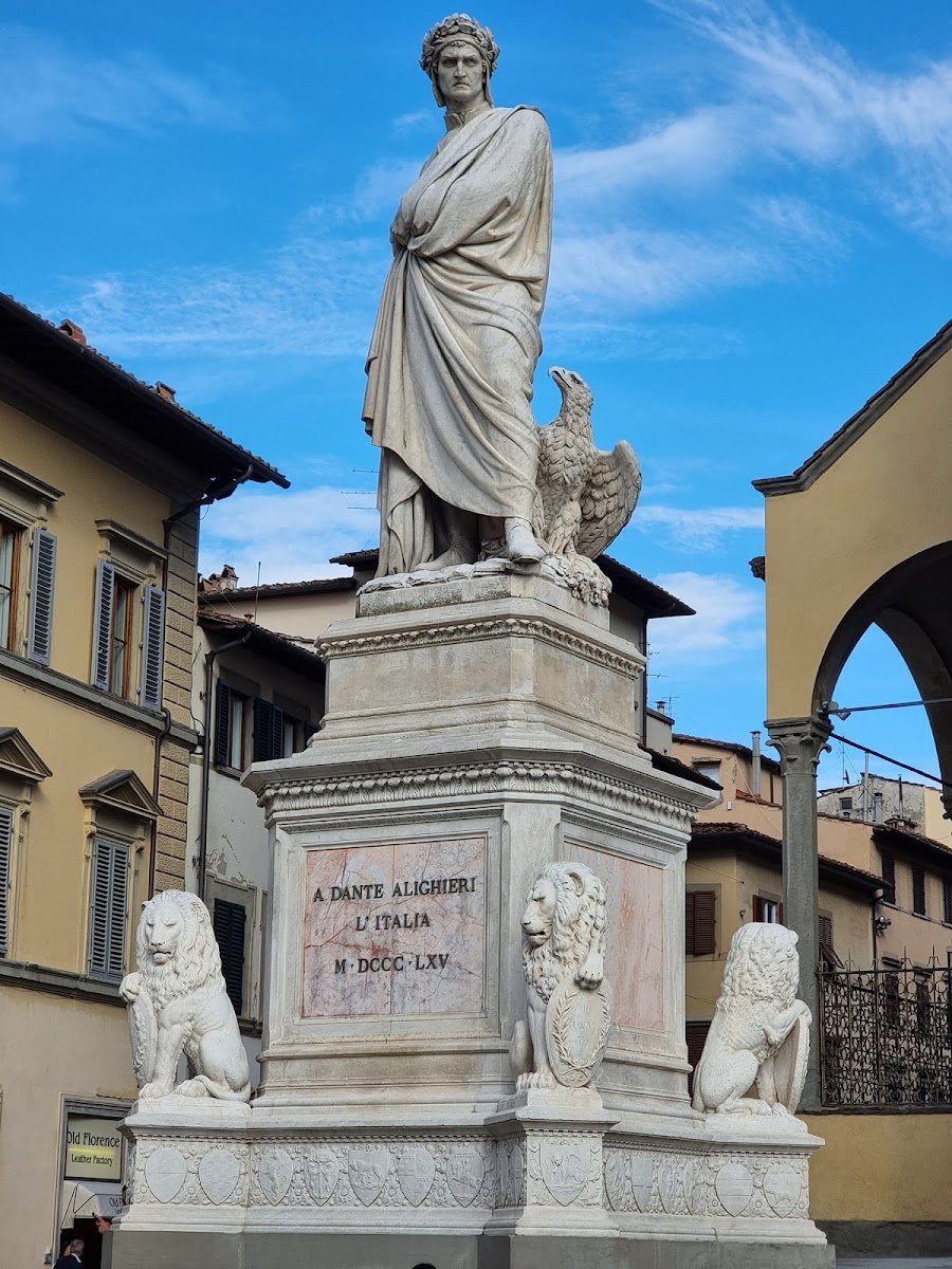 Monument to Dante Alighieri — Sculpture in Santa Croce, Florence